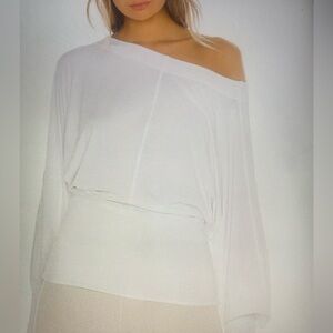 Free People Movement Long Dolman Sleeved Top.